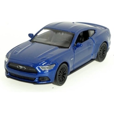 Welly Ford Mustang GT 2015 model modrý 1:34