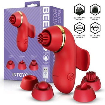 InToYou Beeny Vibrating Stimulator with Multifunction Caps