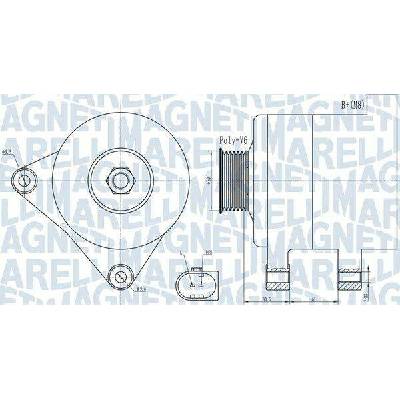 Generátor MAGNETI MARELLI 063731985010