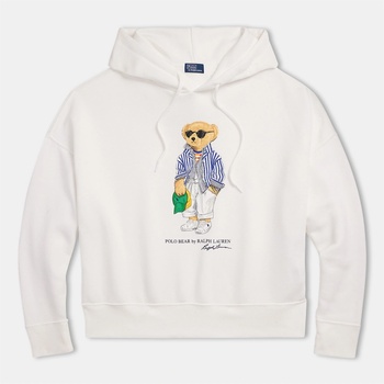 Ralph Lauren Суичър POLO RALPH LAUREN Bear Fleece Hoodie - WHITE