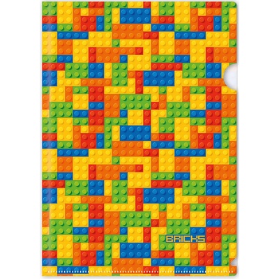 ARGUS Plastový obal L na dokumenty A4 Colour bricks