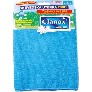 Clanax Profi švédska utierka z mikrovlákna 40 x 40 cm 280 g 1 ks