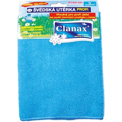 Clanax Profi švédska utierka z mikrovlákna 40 x 40 cm 280 g 1 ks