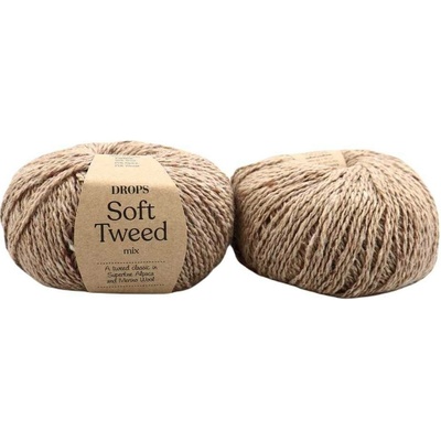 Drops Soft Tweed 04 sušenka