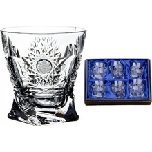 Onte Crystal Bohemia Crystal ručne brúsené poháre na destiláty Quadro 500pk 6 x 55 ml