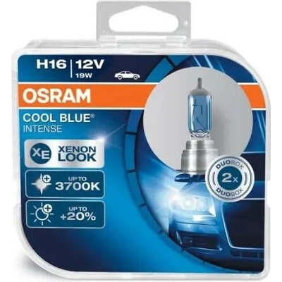 Osram Cool Blue Intense H16 PGJ19-3 12V 19W 64219CBI-HCB 2 ks