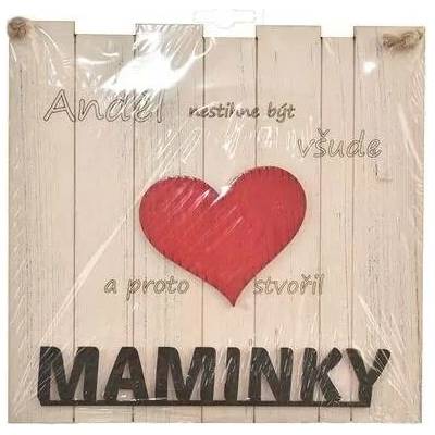 Cedule dřevo Maminky... 21x21 cm