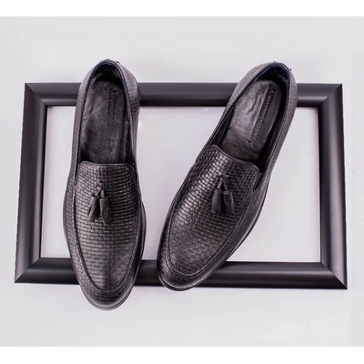 Alexander garcia Antonio garcia Мъжки кожени официални обувки - Черни 202108355574 (334139_Черно)