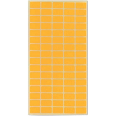 Spree Етикети 12/22 мм, 80 бр. на лист, 10 л. , оранж (3800884122419)