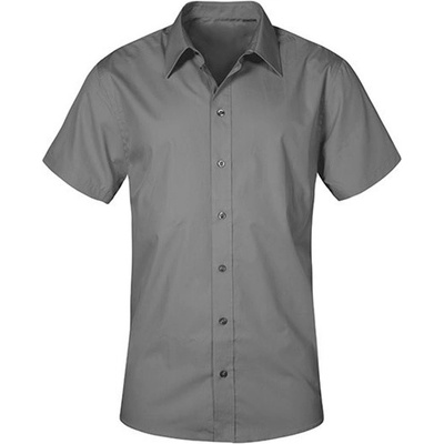 Promodoro pánska košeľa E6300 steel grey-solid