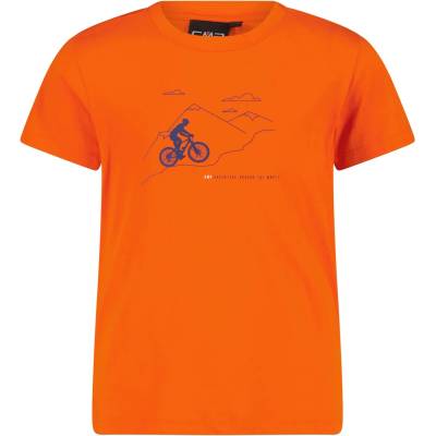 CMP Детска тениска CMP Kid's T-Shirt Print T-shirt - Carrot - размер 140 (EU) (704-3999-1213)
