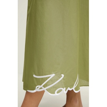 KARL LAGERFELD Памучна рокля Karl Lagerfeld (A2W46009)