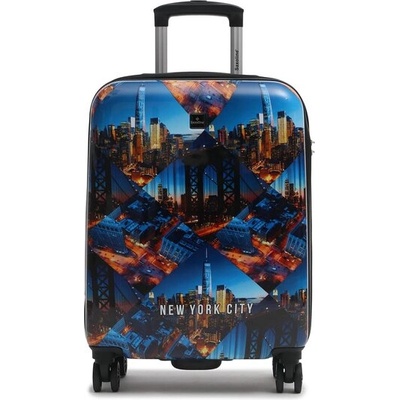 Saxoline Самолетен куфар за ръчен багаж Saxoline Trolley Assorted 1418H0.49. 10 New York City (Trolley Assorted 1418H0.49.10)