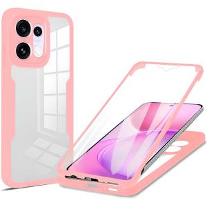 Techsuit Калъф с протектор за екран Techsuit ColorVerse 360 Series - Oppo Reno16 F / Reno16 FS - Розов
