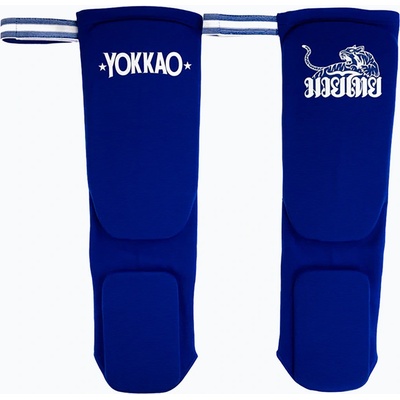 YOKKAO Chrániče holení Muay Thai Boxing blue cotton – Zboží Dáma