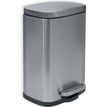 spirella Стоманено кошче за боклук с педал в матово сребрист цвят 5 l Akira - Spirella (10.19833)