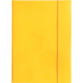 Image 1 of Optima Папка с ластик Optima, 3 капака, картон, жълта (26806-А-ЖЪЛТ)