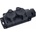 Horozk Electrik КАУЧУКОВА ОСНОВА ЗА КОНТАКТ 2 ГНЕЗДА ip44 ЧЕРНА horoz (8699490918333)