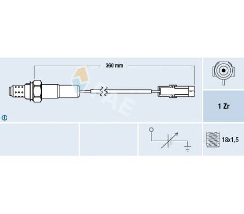 Lambda sonda FAE 77101