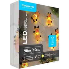 Modee Lighting LED dekorácia 10 LED 90cm sobík 2xAA batérie