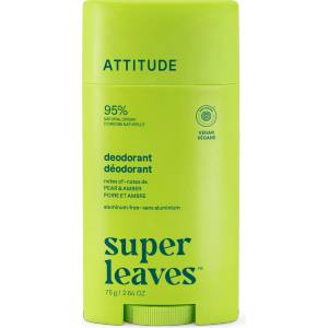 ATTITUDE Део­дoрант ATTITUDE Super Leaves Пera & Amber, 75 г
