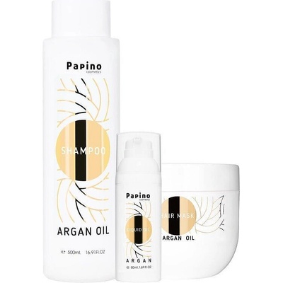 Papino Cosmetics Подхранващ комплект с арганово масло Papino Cosmetics Argan Trio