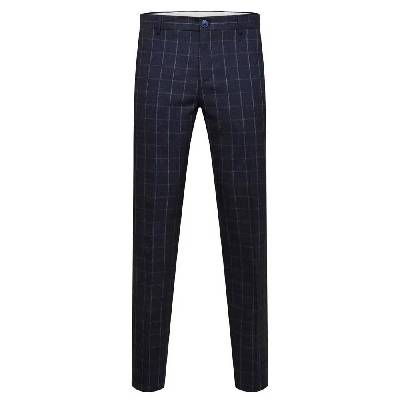 Сако Selected Oasis Slim Fit dress pants - Blue (Navy Blazer / Checks)