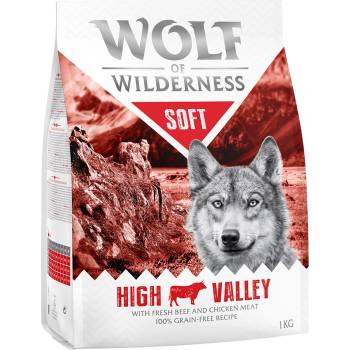 Wolf of Wilderness 5х1кг Soft - High Valley Wolf of Wilderness, суха храна за кучета с говеждо