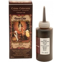 Henné Color krémová henna farba na vlasy hnedá 90 ml