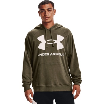 Under Armour s kapucňou UA Rival Fleece Big Logo HD-GRN 1357093-361