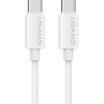 USAMS iPhone 14 Plus / 14 Pro Max / 14 Pro USAMS U98 кабел за данни Type-C - Lightning, 100 см, БЯЛ SJ788USB02 (SJ788USB02)