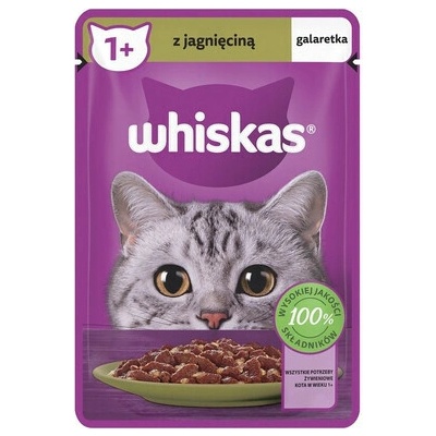 WHISKAS Adult s jehněčím v želé 85 g