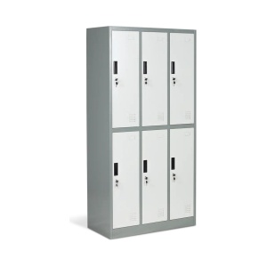 Carmen Метален шкаф Carmen CR-1243 K LUX - сив+тъмносив