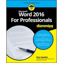 Word 2016 for Professionals For Dummies Gookin Dank