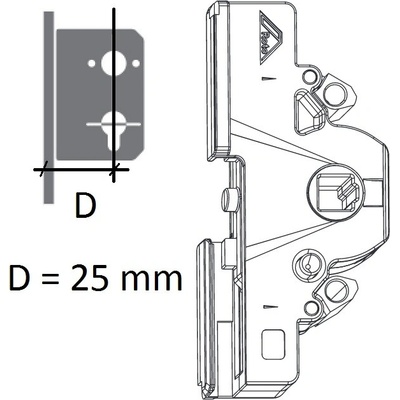 ROTO NX Skříň převodu 25 mm