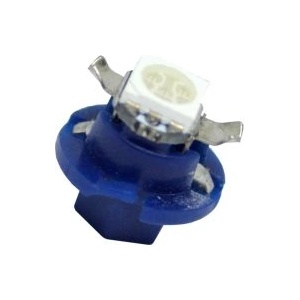 CarMart Диодна крушка тип B8.4D 12V / 2W с 1smd 5050 - синя