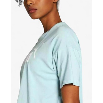 PUMA Essentials Cropped Logo Tee Blue