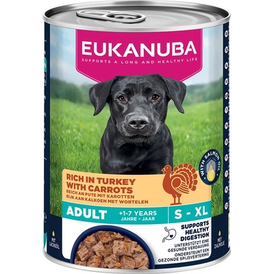 Eukanuba Adult bohaté na morčacie s mrkvou 24 x 400 g