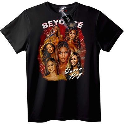 NOONEBRAND Тениска Beyoncé Кралица - 4XL, White