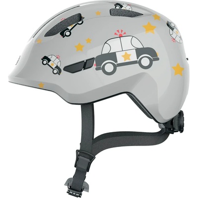 ABUS Детска каска за велосипед ABUS Kid's Smiley 3.0 Bike helmet - Grey Police - размер S 45-50 cm (851-1165-0611)