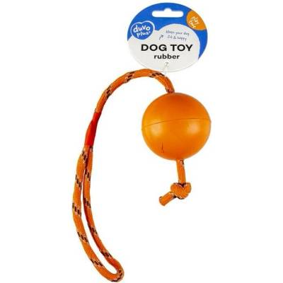 Duvo+ míč gumový s provazem 6 cm 30 cm