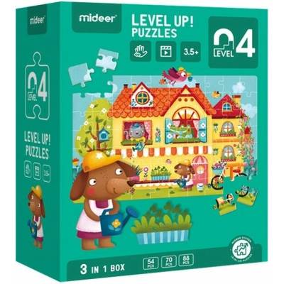 Mideer Skládačka Pohádkové budovy 3 v 1 212 dílků