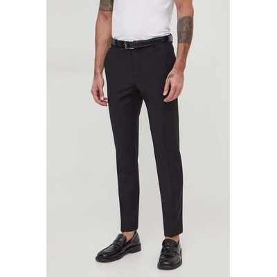 Calvin Klein Вълнен панталон Calvin Klein в черно със стандартна кройка K10K112936 (K10K112936)