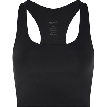 Girlfriend Collective Womens Paloma Non Wired Medium Impact Sports Bra - Black