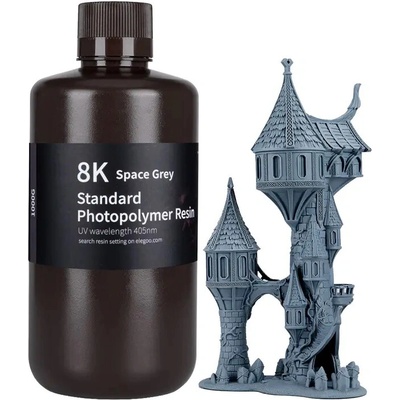 ELEGOO 8K Water-washable Resin Space Grey 1kg