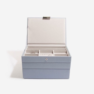 Stackers šperkovnice 3v1 Dusky Blue Classic Set modrošedá 73773