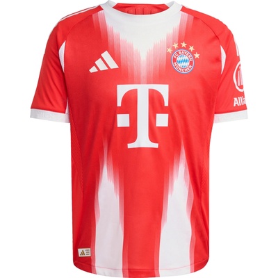 adidas FC Bayern München Authentic Home Jersey 2025/26 červená