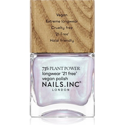 Nails Inc. Nails Inc. Plant Power дълготраен лак за нокти цвят Eco Glow 14ml