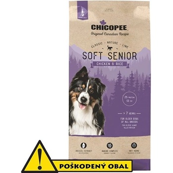 Chicopee Classic Nature Line Soft Senior Chicken & Rice 15 kg