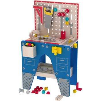 Acool Toy Дървен комплект Acool Toy - Работна маса с инструменти (ACT128)